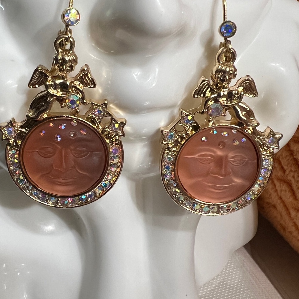 Kirks Folly Seaview Moon Goddess earrings.